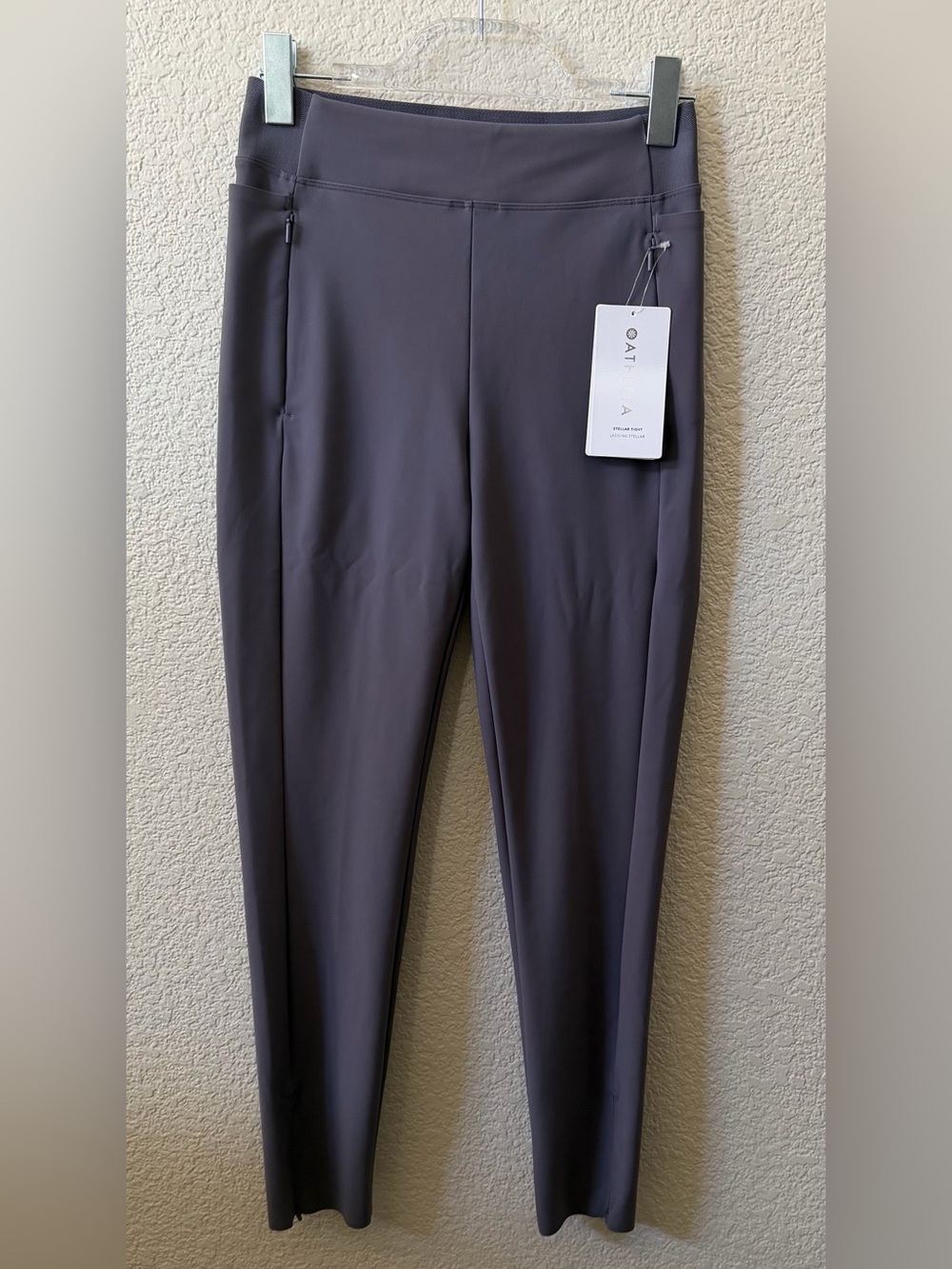 Athleta Size 4 Stellar Tight Legging UPF 50+ Sun Protection Dusk Violet Pull On